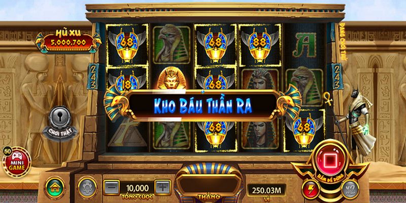 Thiết kế đồ họa đẹp mắt cho slot game Cleopatra